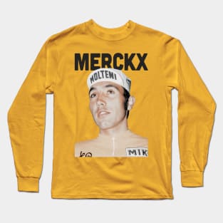 Eddy Merckx ------ Retro Aesthetic Long Sleeve T-Shirt